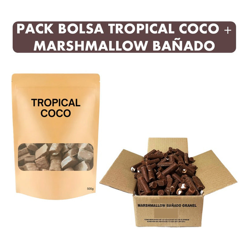 Tropical Coco En Bolsa De 500gr + Marshmallow Arcor 600gr