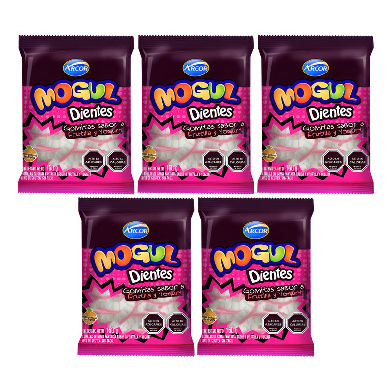 Dulces Para Halloween - Gomitas Mogul Dientes (pack 5 Uni)