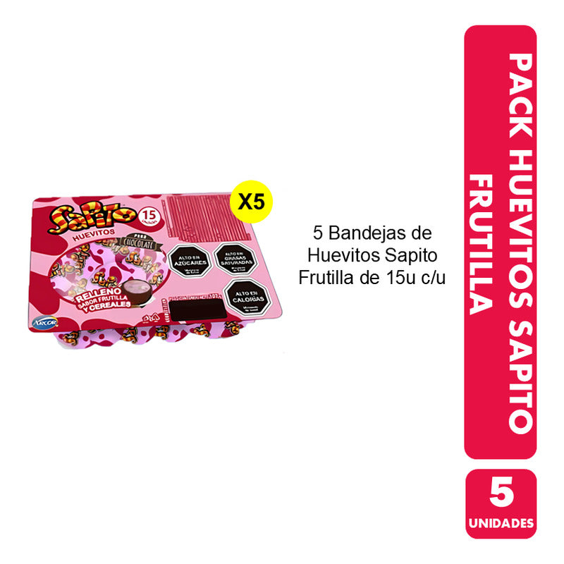 Huevitos De Pascua Por Mayor Sapito Frutilla (pack 5 Uni)