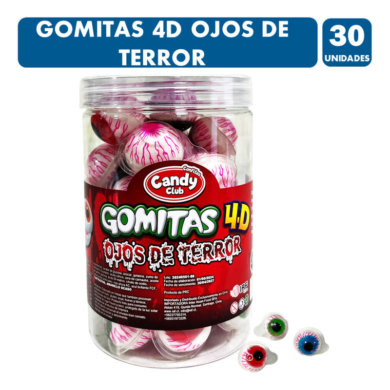 Dulces Para Halloween - Gomitas En Forma De Ojos De Terror