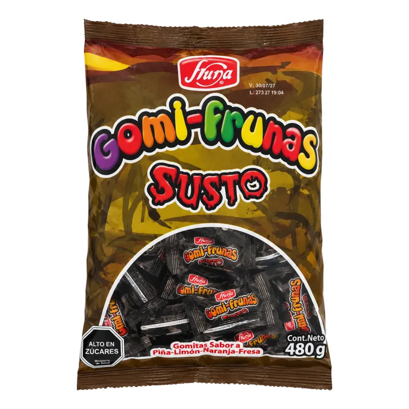 Gomitas Halloween Sabores Frutales Fruna (bolsa 480 Gramos)
