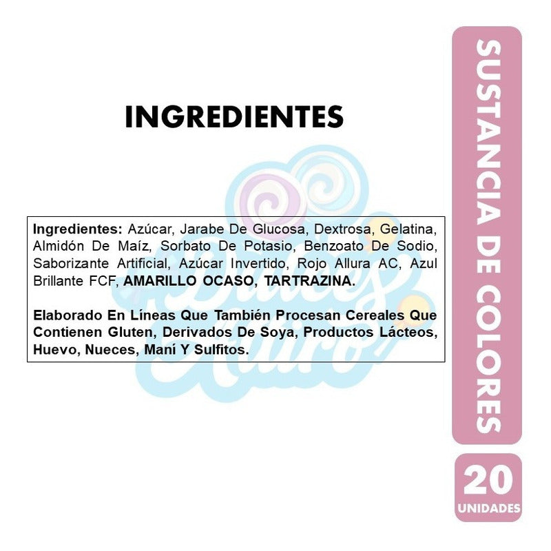 Marshmallows Largo De Fruna - Tobogan (pack De 20un)