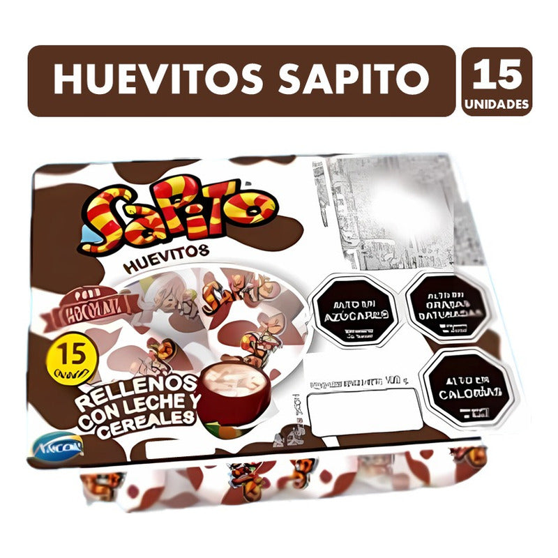 Huevos De Pascua De Sapito Tradicional Arcor(bandeja De 15u)