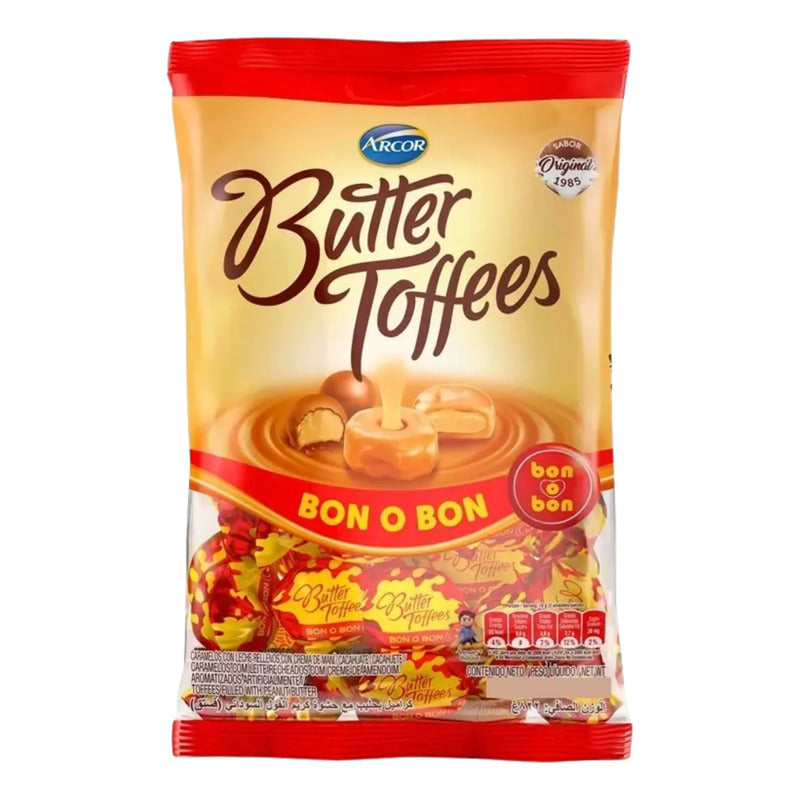Butter Toffes Caramelos De Leche Sabor Bon O Bon (400g)
