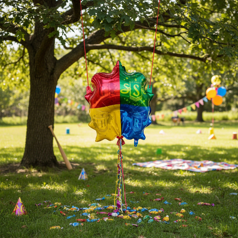 Piñata Inflable Para Cumpleaños Reutilizable De Harry Potter Multicolor Casas De Harry Potter Harry Potter 95x80 Cm
