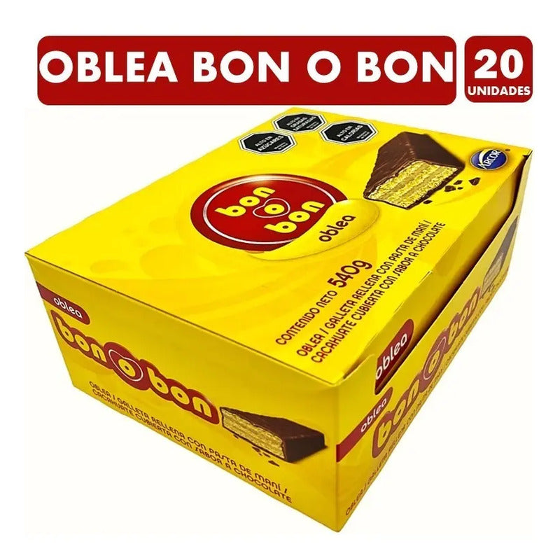 Oblea Bon O Bon Display 20 Unidades 27gr