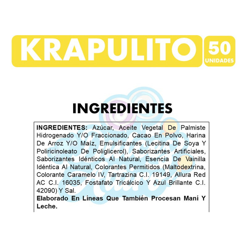 Krapulito Bolitas Crocantes De Chocolate (pack Con 50uni)