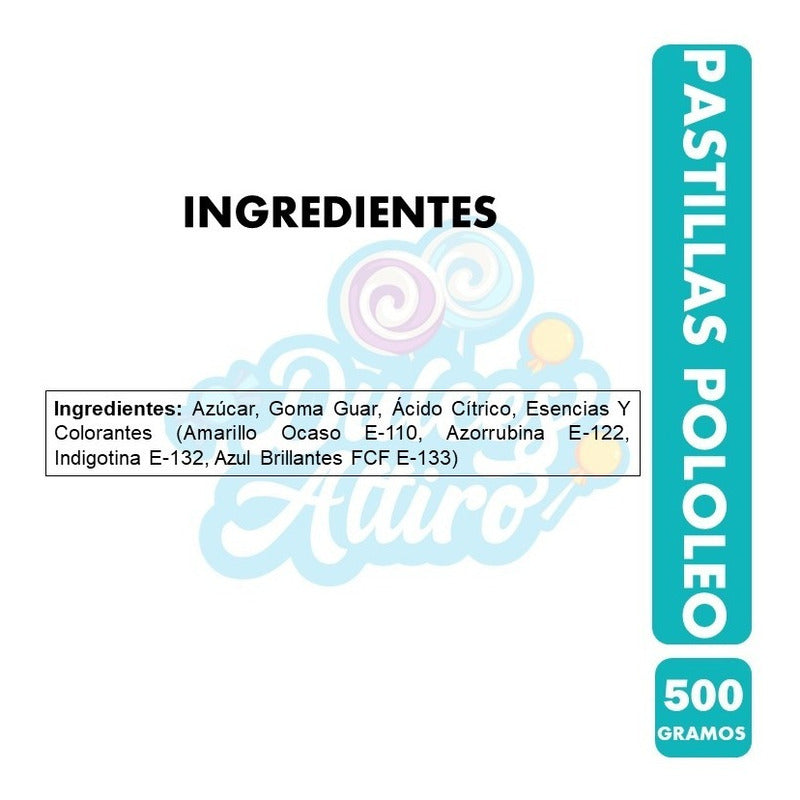 Pastillas Pololeo Con Frases (bolsa Con Medio Kilogramo)