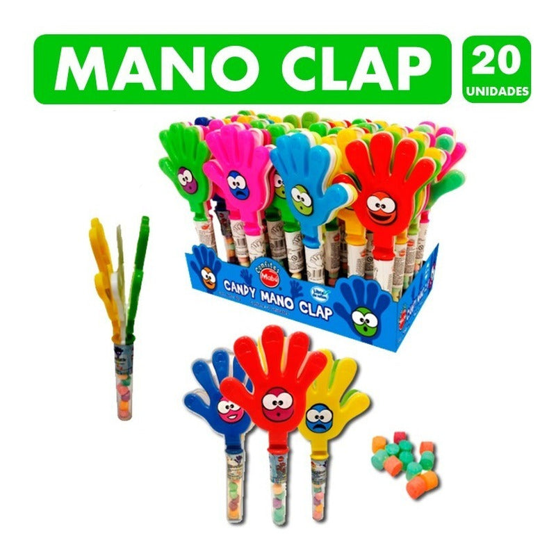 Dulces Candy Mano Clap - Libre De Sellos (display De 20 Uni)