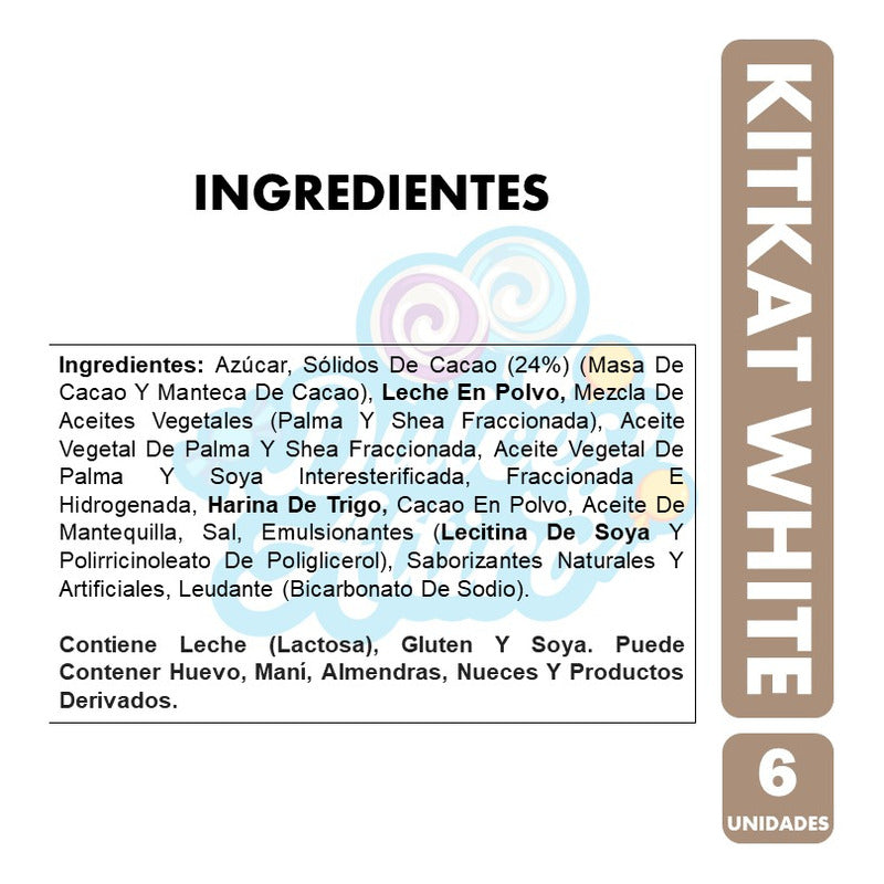 Kit Kat Chocolate Blanco De Nestlé (pack Con 6 Unidades)