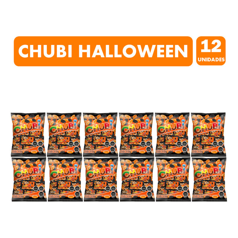 Dulces Para Halloween - Chubi Terrorífico (pack 12 Unidades)