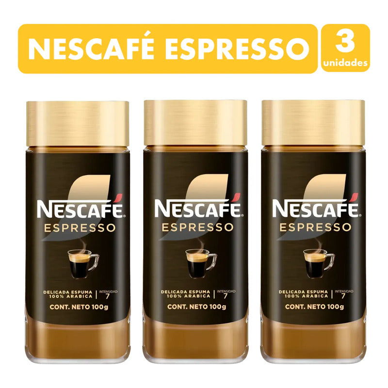 Café Nescafé Espresso Fina Selección - Pack Con 3 Unidades