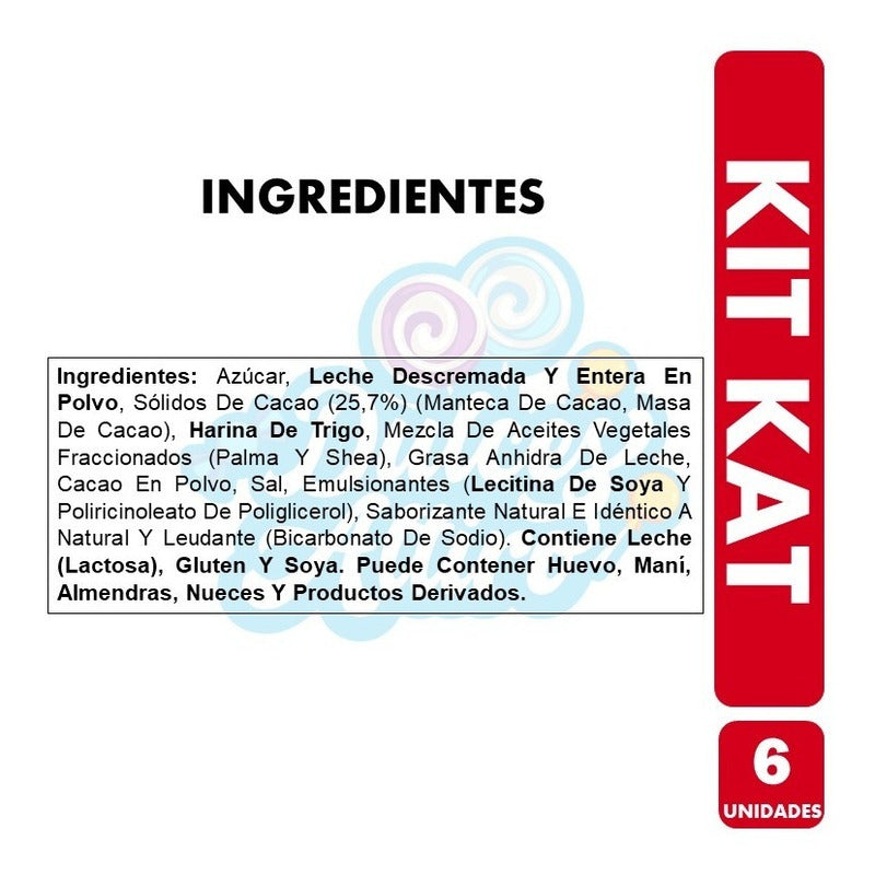 Kitkat De Nestle - Chocolates (pack Con 6 Unidades)