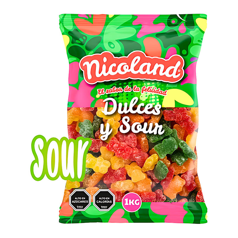 Ositos Acidos Gomitas Acidas En Forma De Osito (bolsa De 1k)