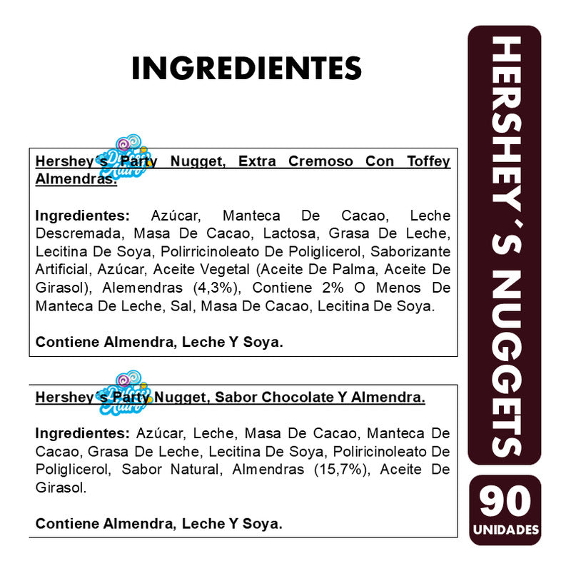 Bombones De Chocolate Premium De Hershey's (90 Uni Aprox)