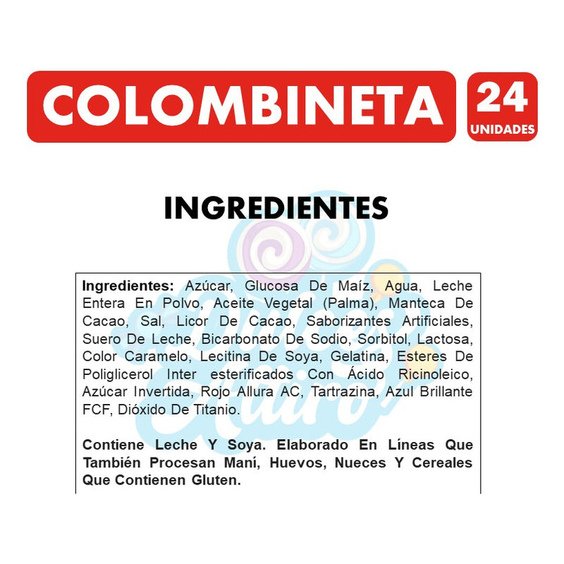 Chupetin Colombineta Choco Caramel Relleno (bolsa Con 24u)