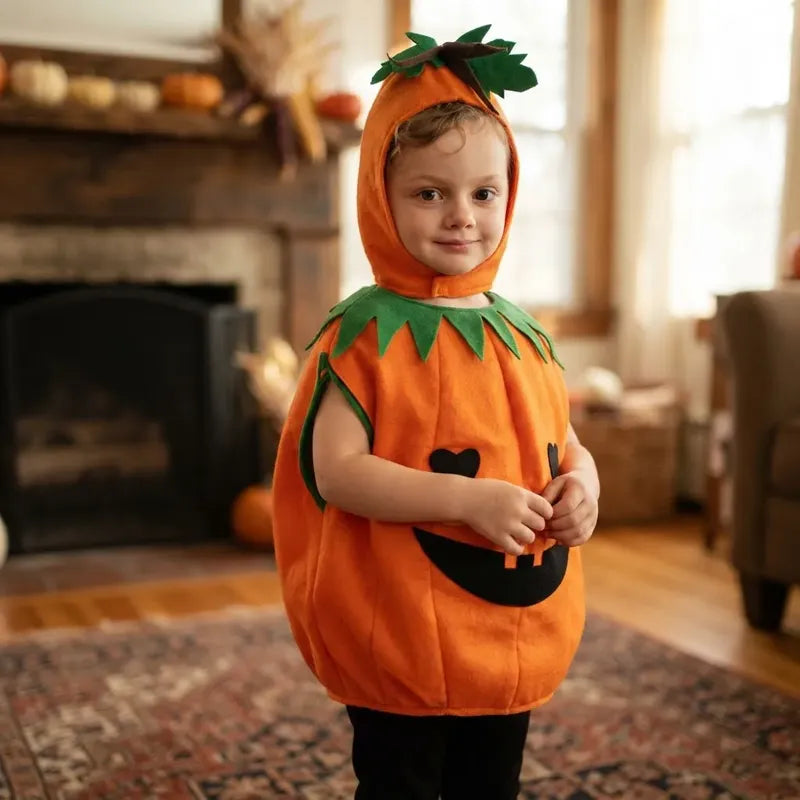 Disfraz Calabaza Infantil Halloween Talla 6-12 Meses Naranja 6-12