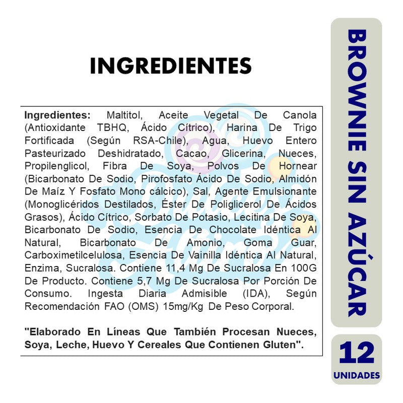 Bizcocho De Chocolate Sin Azúcar- Nutrabien(caja Con 12 U)