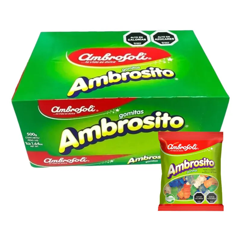 Ambrosito Gomitas Ositos Ambrosoli (caja Con 20 Unidades)