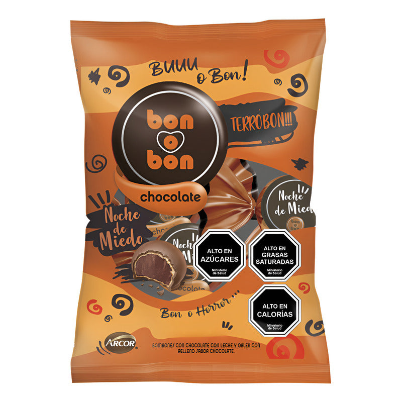 Bon O Bon Sabor Chocolate Halloween (bolsa Con 5 Unidades)
