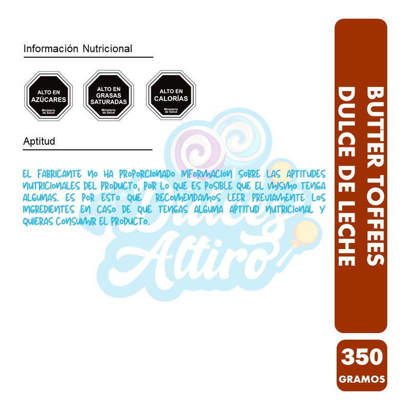 Caramelos Butter Toffees - Dulce De Leche (bolsa De 350 Gr).
