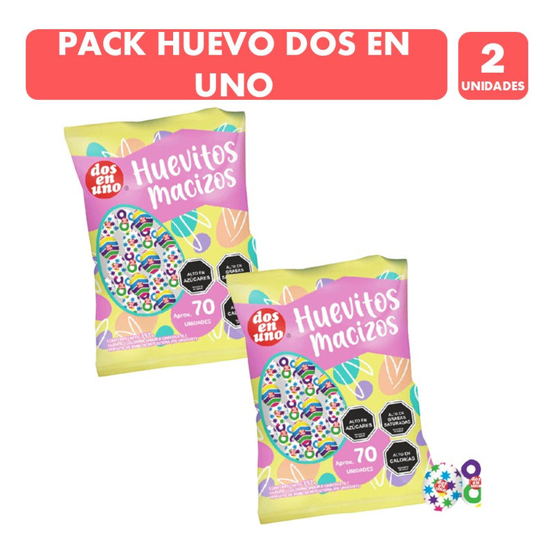 Huevitos De Pascua Dos En Uno Por Mayor (pack 2 Unidades)