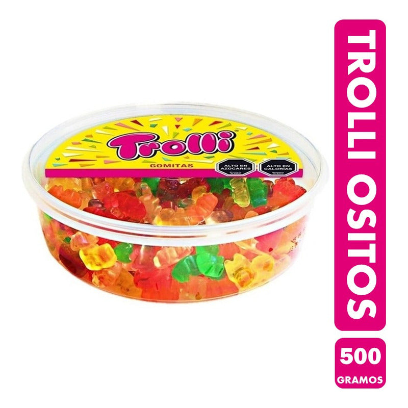 Trolli Gomitas Con Forma De Ositos (pote Con 500 Gramos)