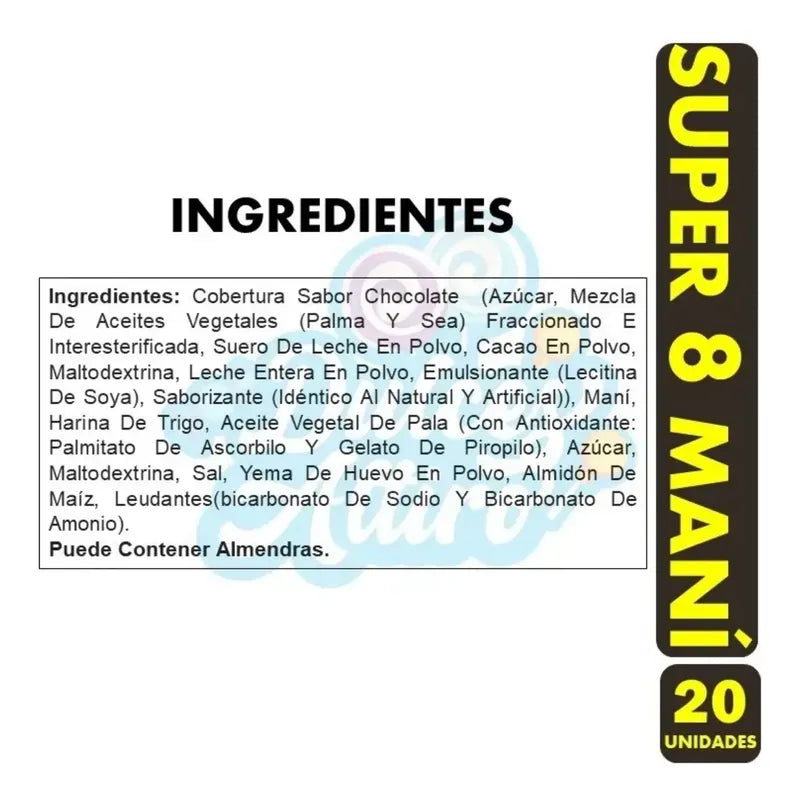 Super 8 Mani 2.0 De Nestlé (display Con 20 Unidades)