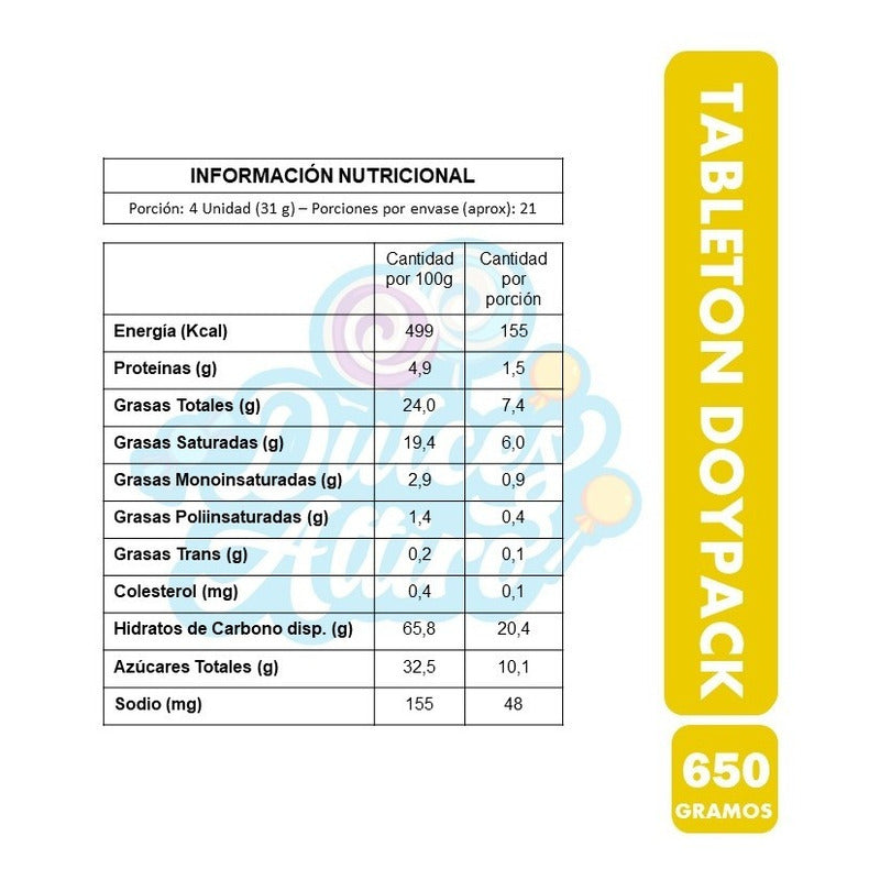 Bolsa Tableton Doypack (100 Unidades De Tabletones)