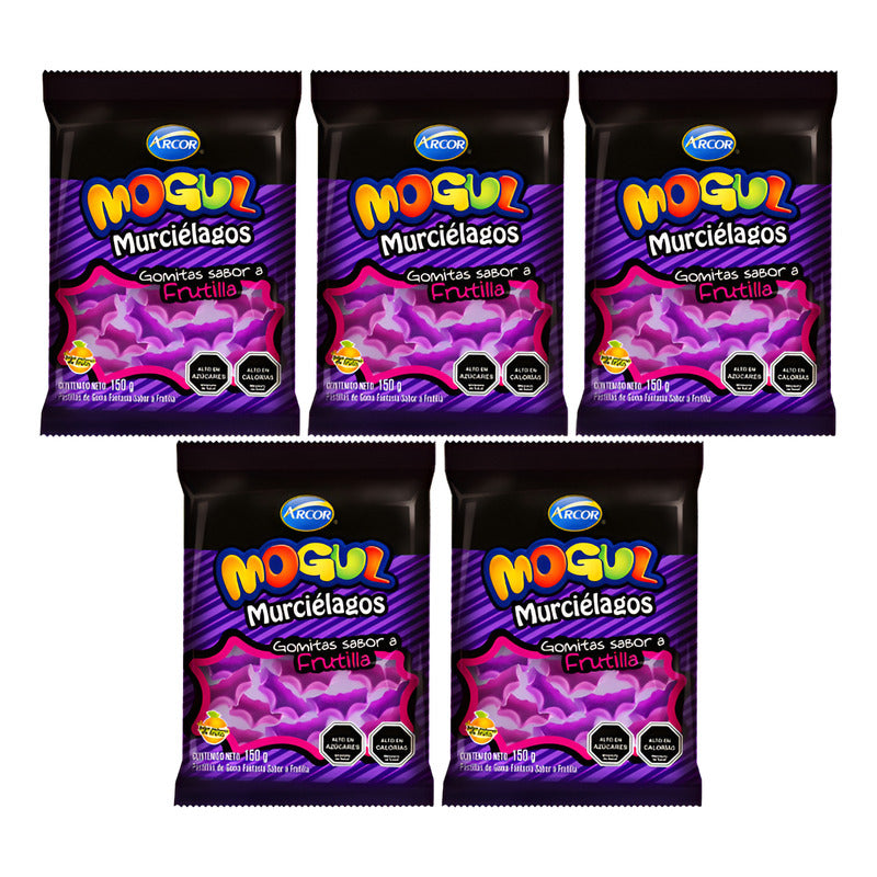 Dulces Para Halloween - Gomitas Mogul Murciélagos (pack 5u)