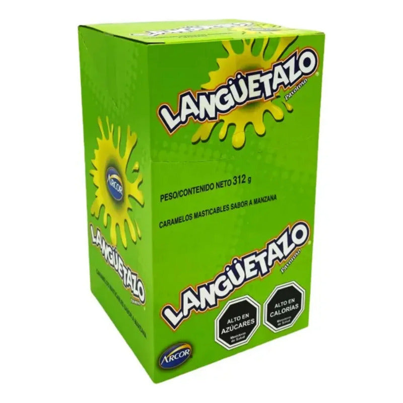 Langüetazo Caramelos Masticables - Sabor Manzana (24u)