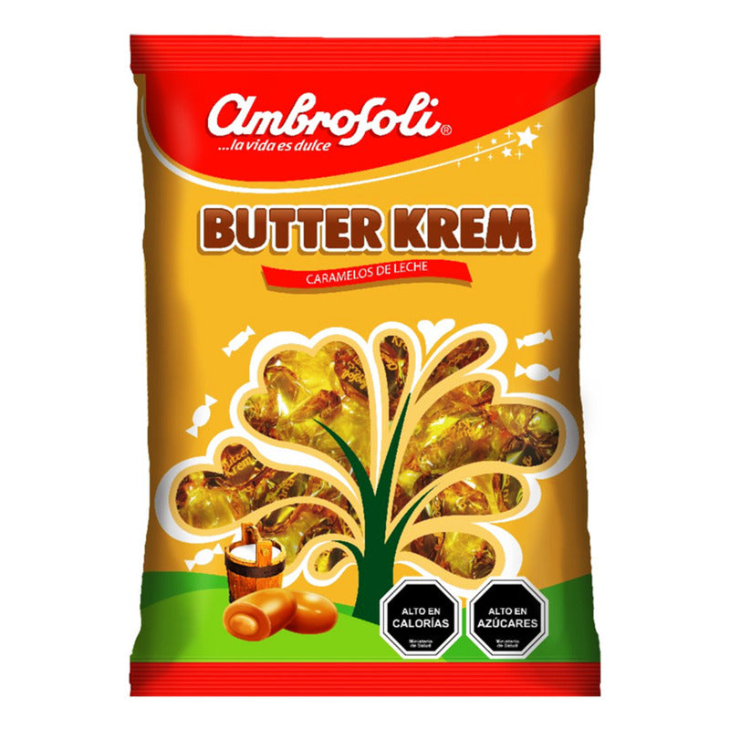 Caramelos Ambrosoli Butter Krem - (bolsa Con 100 Unidades).