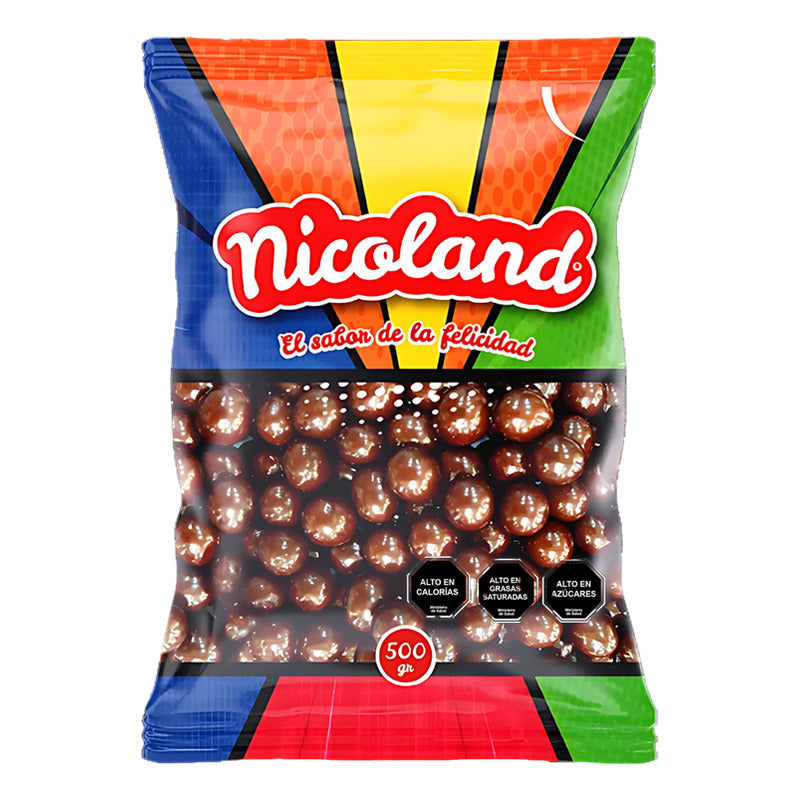 Maní Con Chocolate - Fresco - Nicoland (bolsa De 500 Gramos)