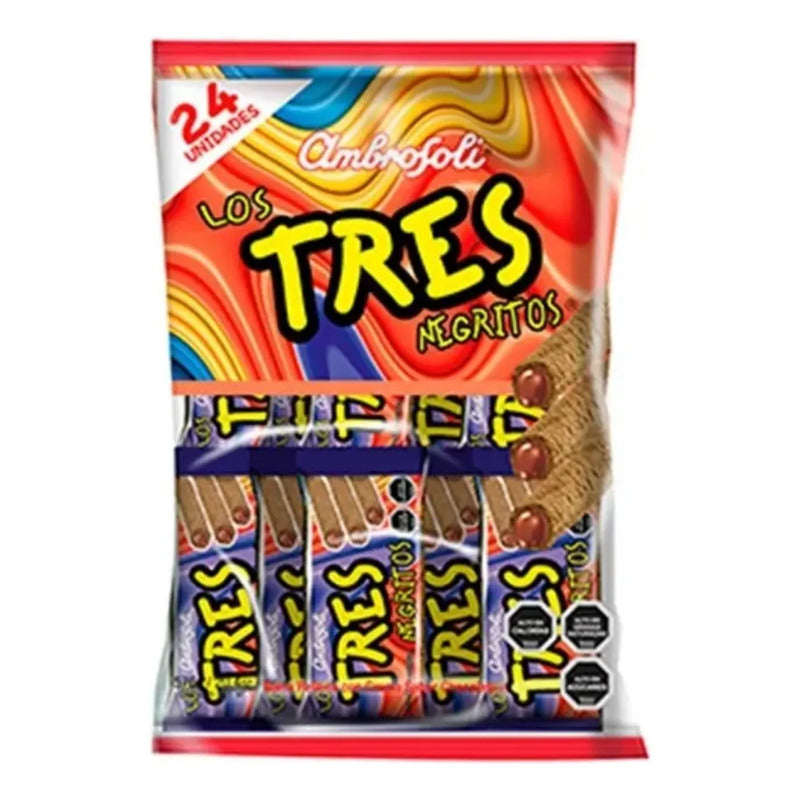 Galleta Los Tres Negritos De Ambrosoli (bolsa Con 24 U)