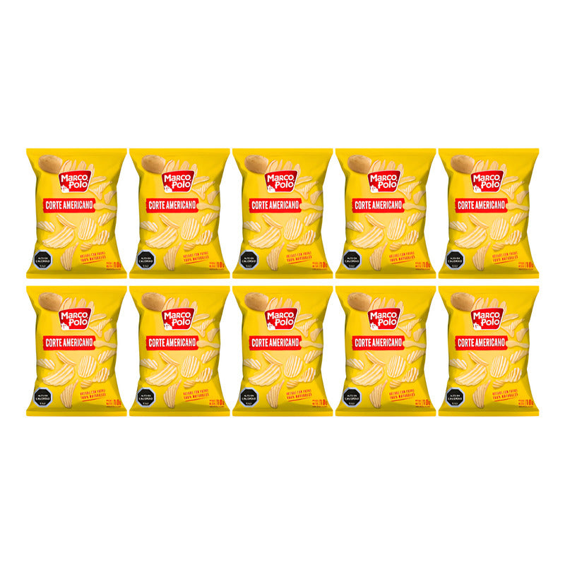 Papas Fritas Corte Americano De Marco Polo (pack 10 Uni)