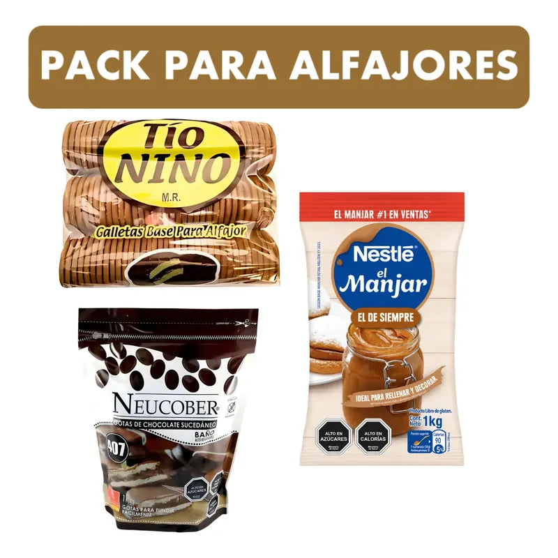 Pack Para Preparar Alfajores Caseros - Kit Premium
