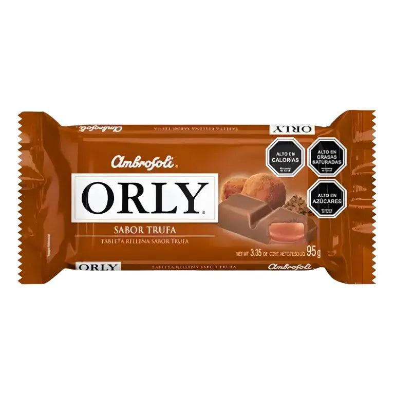 Chocolate Orly Trufa De Ambrosoli (barra 95 Gramos)