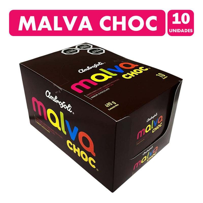 Malva Choc - Marshmallows Frutales (display Con 10 Unidades)