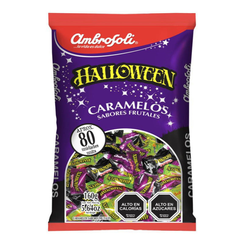 Dulces Halloween - Caramelos Ambrosoli Surtido (bolsa De 80)