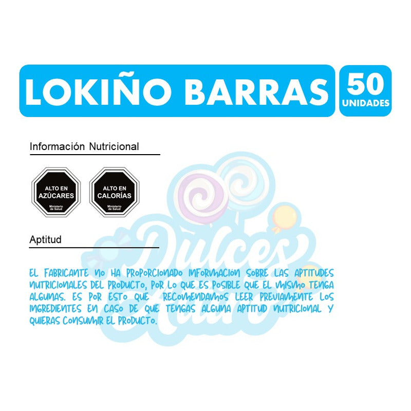 Lokiño En Barras Surtidas - Masticables (bolsa De 400gr)