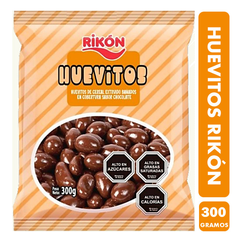 Huevitos Tipo Cholito De Chocolate -rikón (bolsa 300 Gramos)