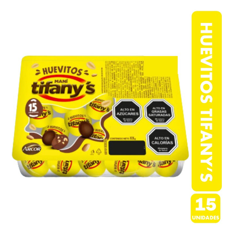 Huevitos De Chocolate De Tifanys Relleno Mani (caja Con 15u)