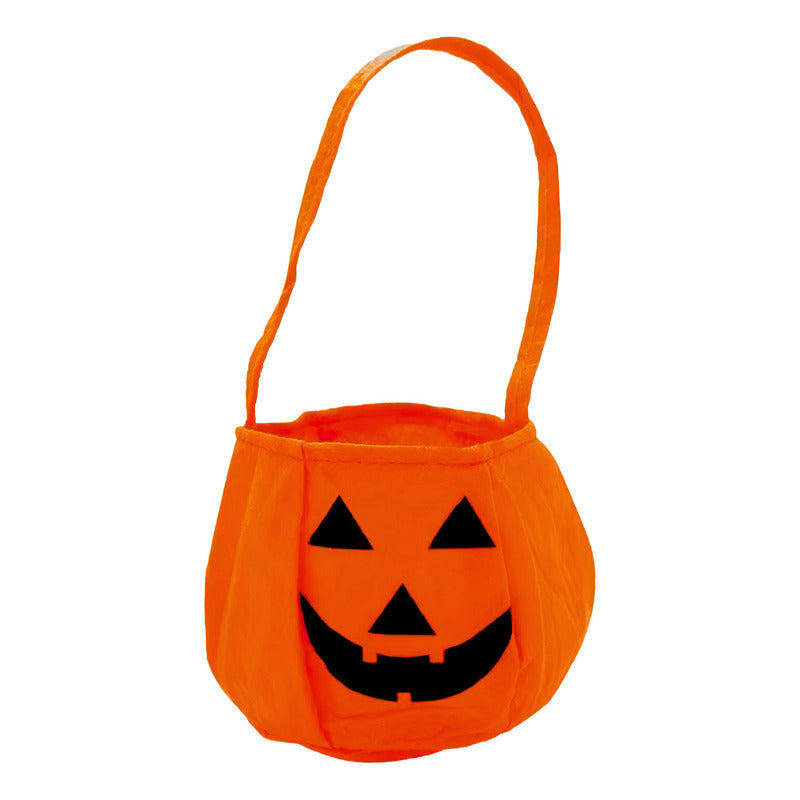 Bolsa Calabaza Para Pedir Dulces 20*35cm Especial Halloween