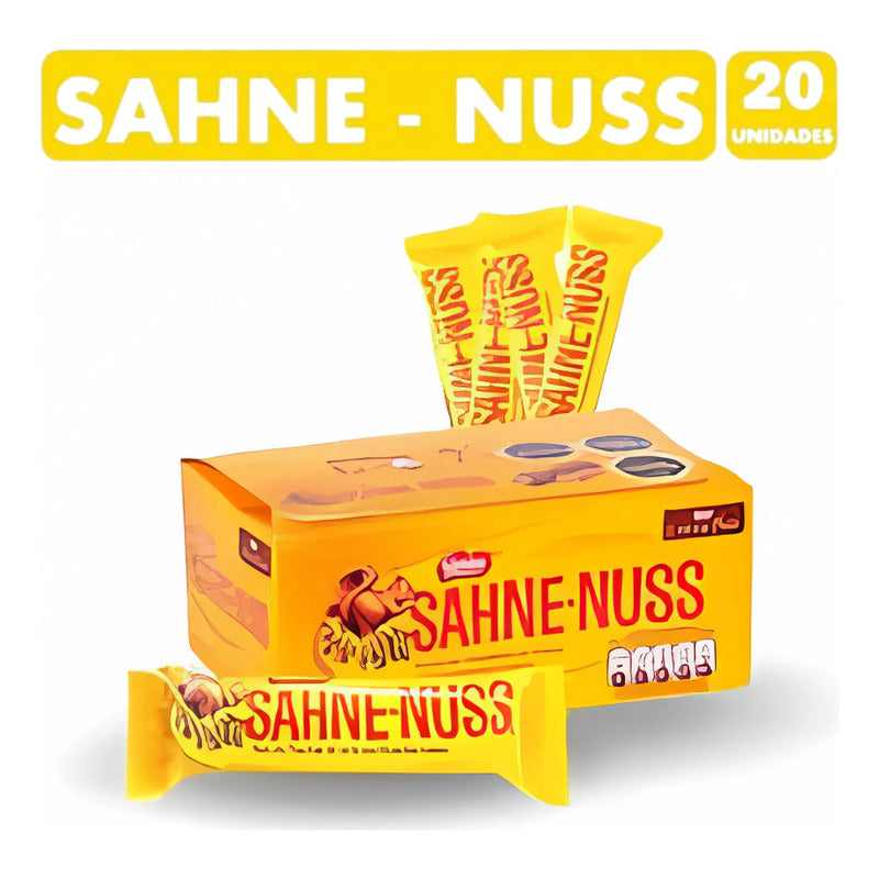Chocolate Nestlé Sahne-nuss (contiene 20 Unidades)