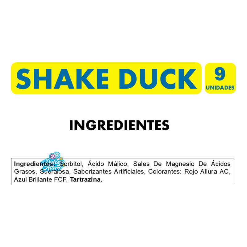 Juguetes Para Cumpleaños - Pato Con Sonido Y Dulces (9 Uni)