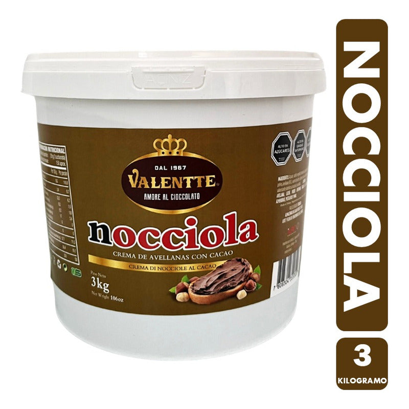Nocciola - Crema De Avellanas En Pote (3 Kilogramos)