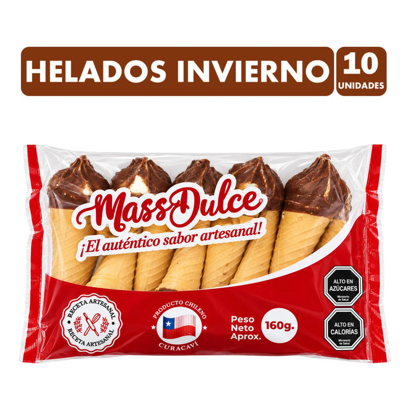 Helados De Invierno Con Cobertura De Chocolate (10 Uni)