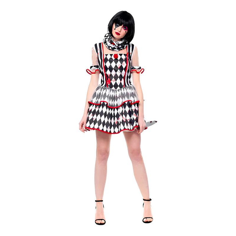 Disfraz Payasa Sangrienta Mujer Adulto Especial Halloween Negro S