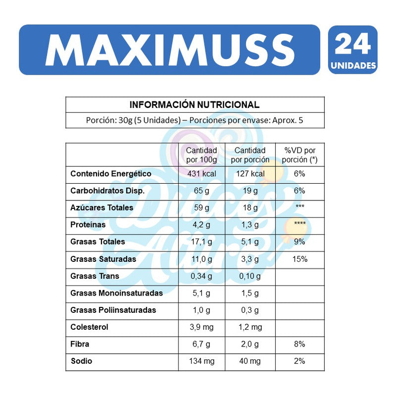 Marshmallows Maximuss De Costa (bolsa Con 24 Unidades)