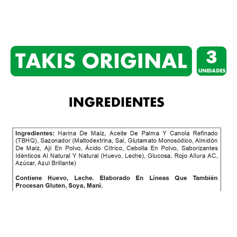 Takis Sabor Original - Snack Picante (pack Con 3 Un De 113g)